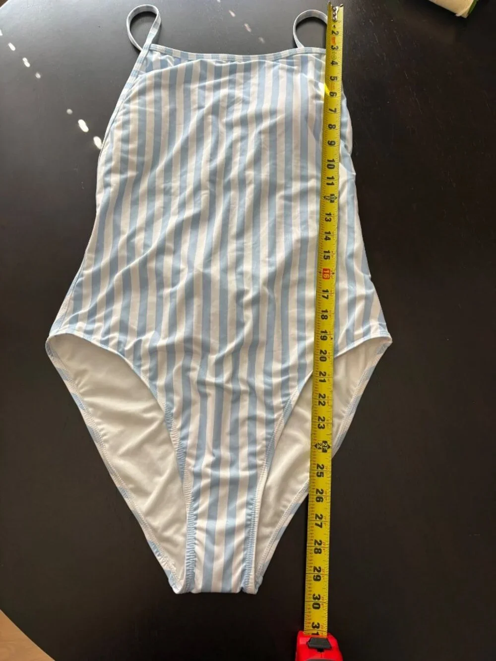 NEW Andie the Paloma One-Piece Open-Back Blue-Stripe Swimsuit XL Vacation Beach